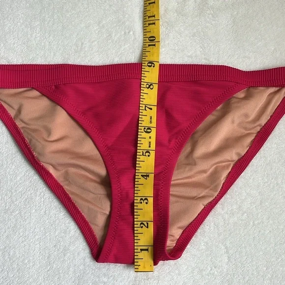 J. Crew Women’s Ribbed Full Coverage Low Rise Bikini Bottom Size Small - Picture 8 of 8